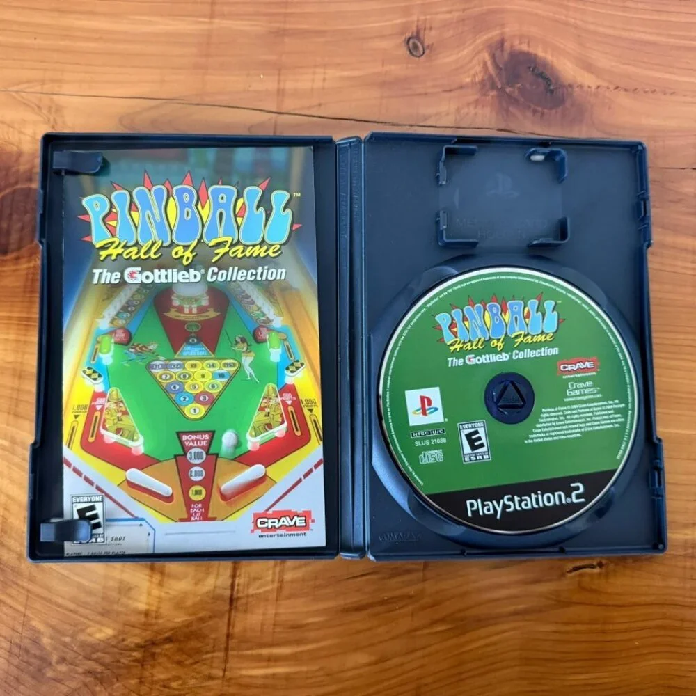 Play Station 2 Pinball Hall of Fame: The Gottlieb Collection Video Game